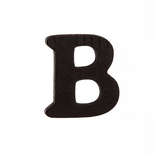 2.5" Black MDF Whimsy Letter by Make Market